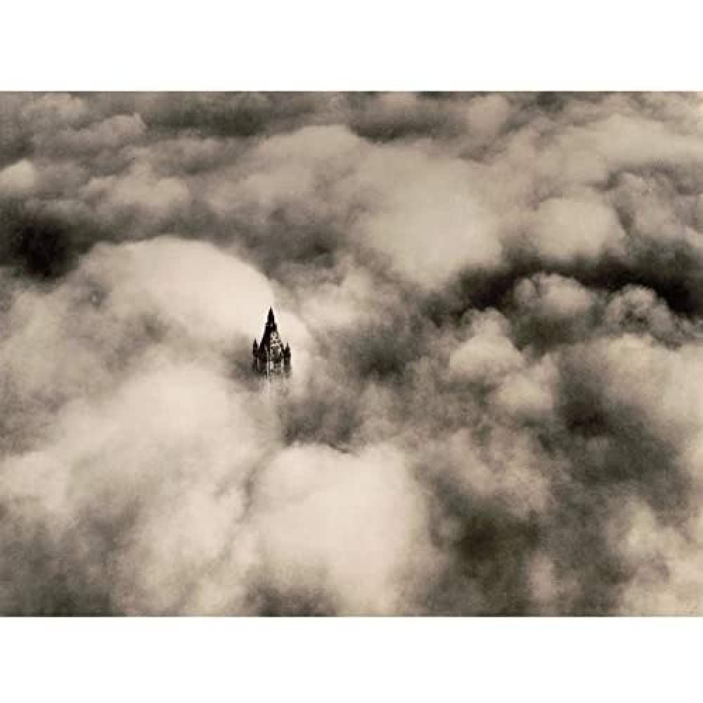 Artery8 New York Woolworth Building Above Clouds Aerial Vintage Photo Unframed Wall Art Print Poster Home Decor Premium
