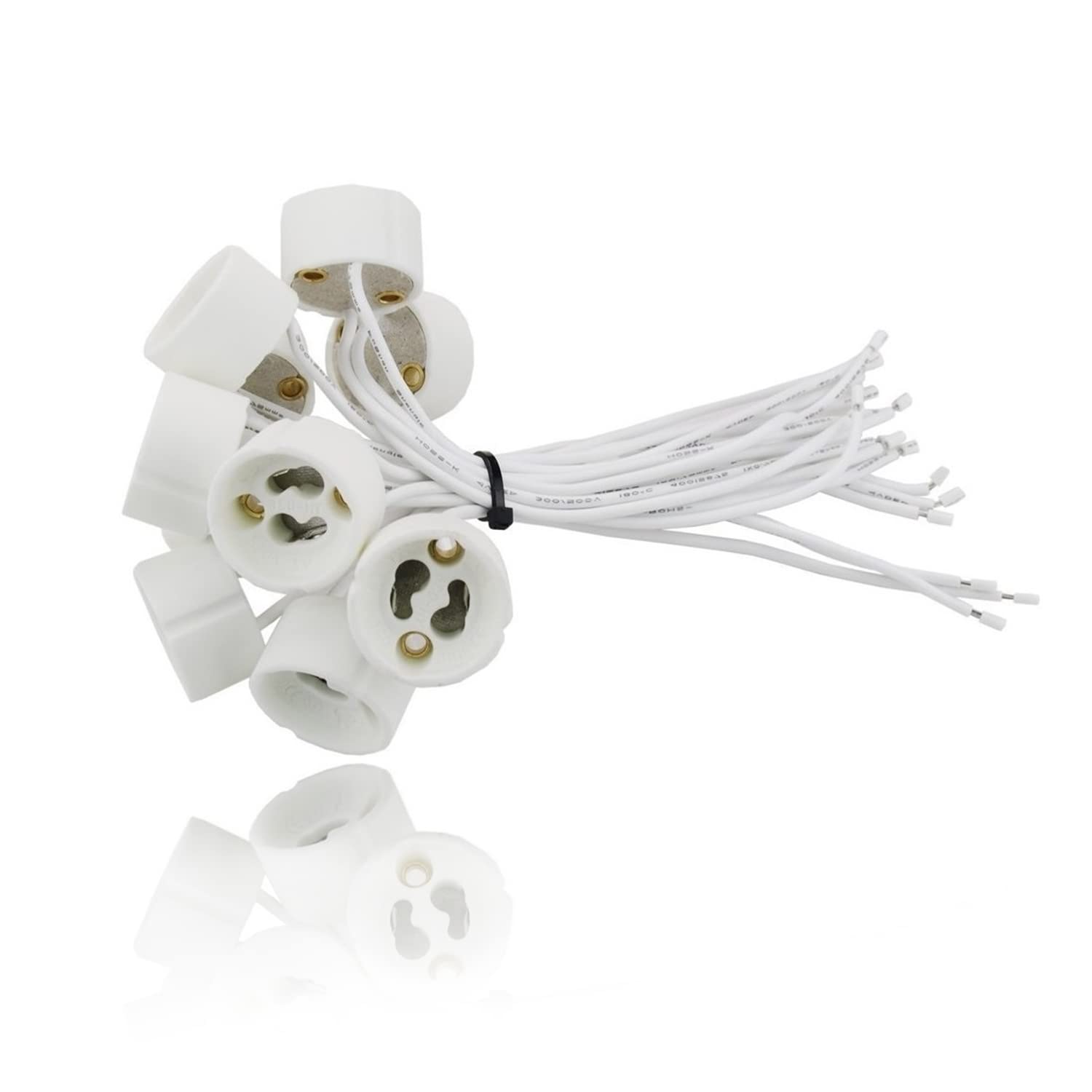 Sweet Led GU10 Fassung für LED und Halogen Lampen (10 Stück)