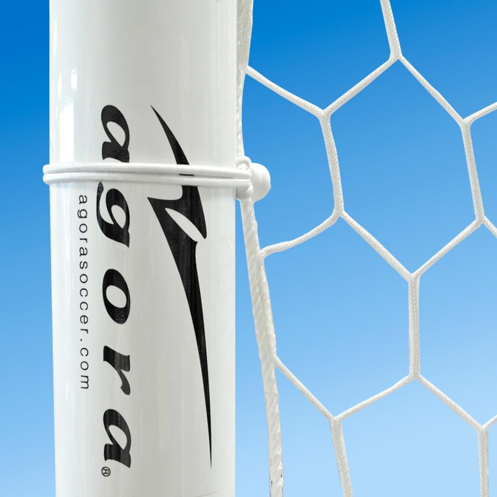 AGORA Soccer Goal Net Elastic Bungee Fastener Ties, 12" (Set of 50)