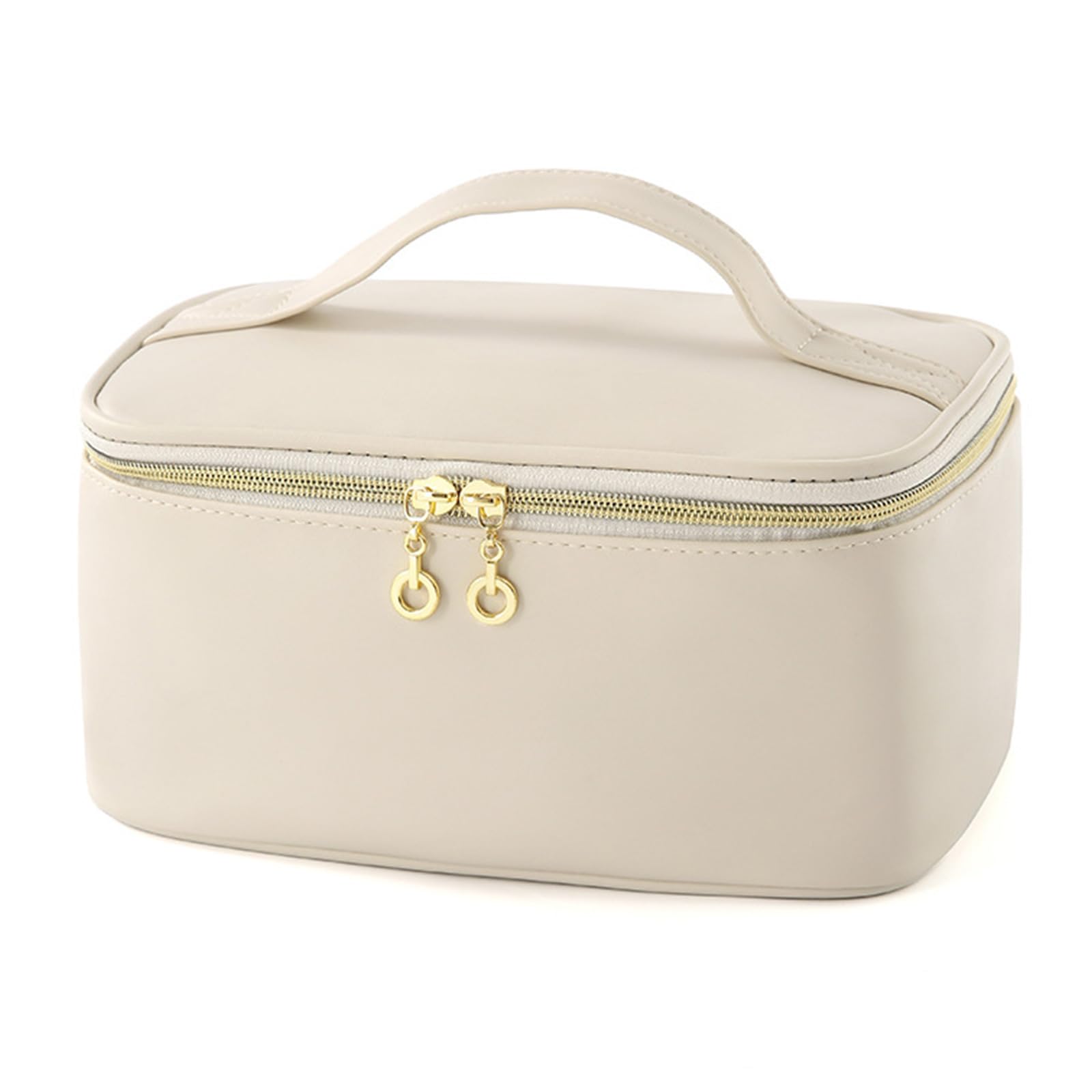Buxuaaaa Compact Water Resistant Travel Toiletry Bag with Multiple Compartments and Hook for Efficient Organization Water Resistant Hanging Cosmetic Bag