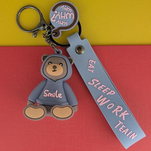 Image of OTTAVO Cute Cartoon 3D Silicone High -Quality PVC Material Keychain, Suitable for Boys and Girls - Pack of 1.