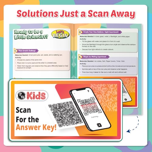 Image of 555 Science Activity Book For Kids- Brain Games For 5+ Years Old Kids -Science Workbook, Puzzles, Colorful Games, Riddles, Word Problems, Facts, Nature, Animals