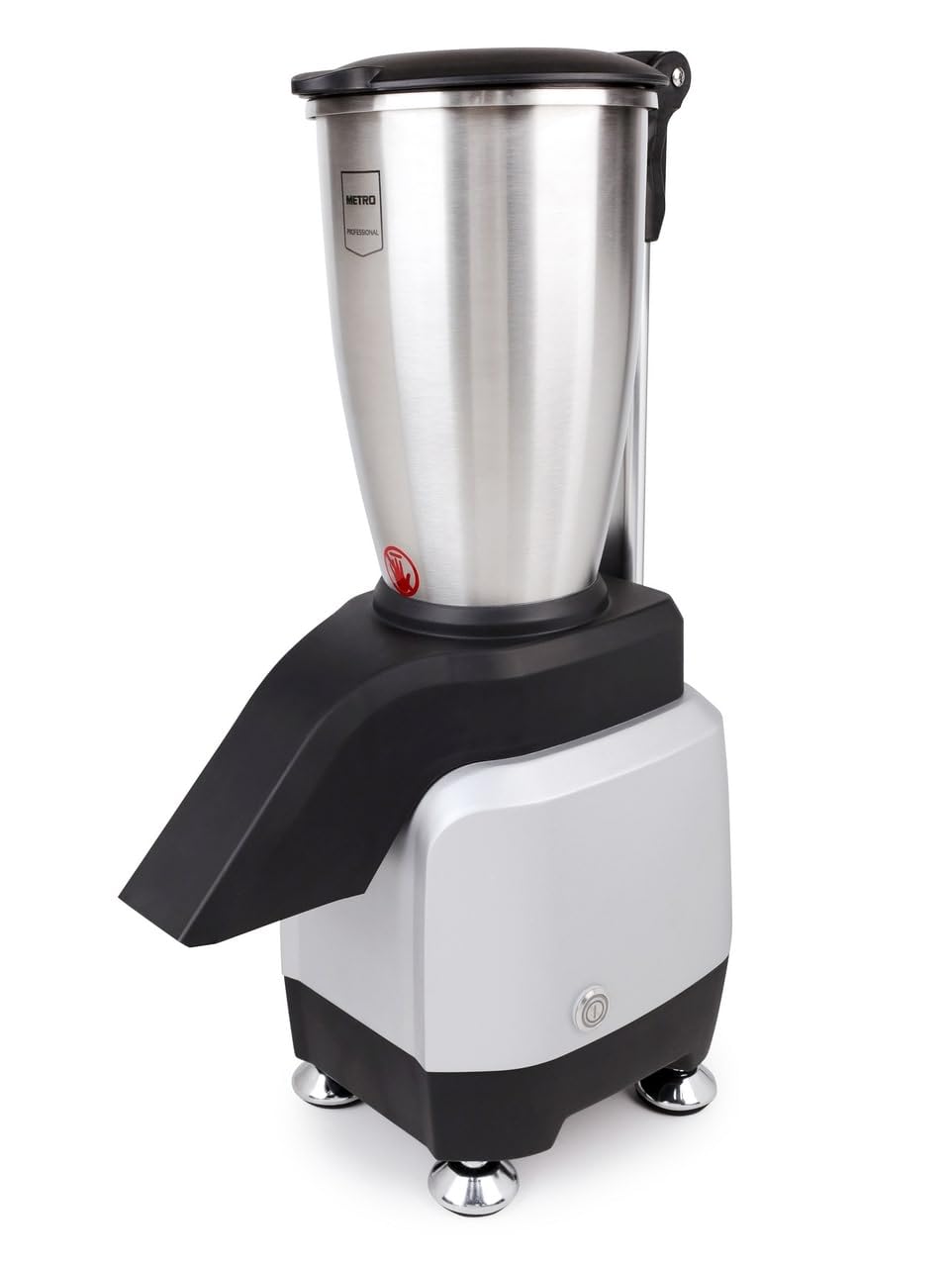 METRO Professional Elektrischer Eiszerkleinerer Ice crusher GEIC1000, Edelstahl, 3 L, 200 W, 160 kg/h, silber/schwarz