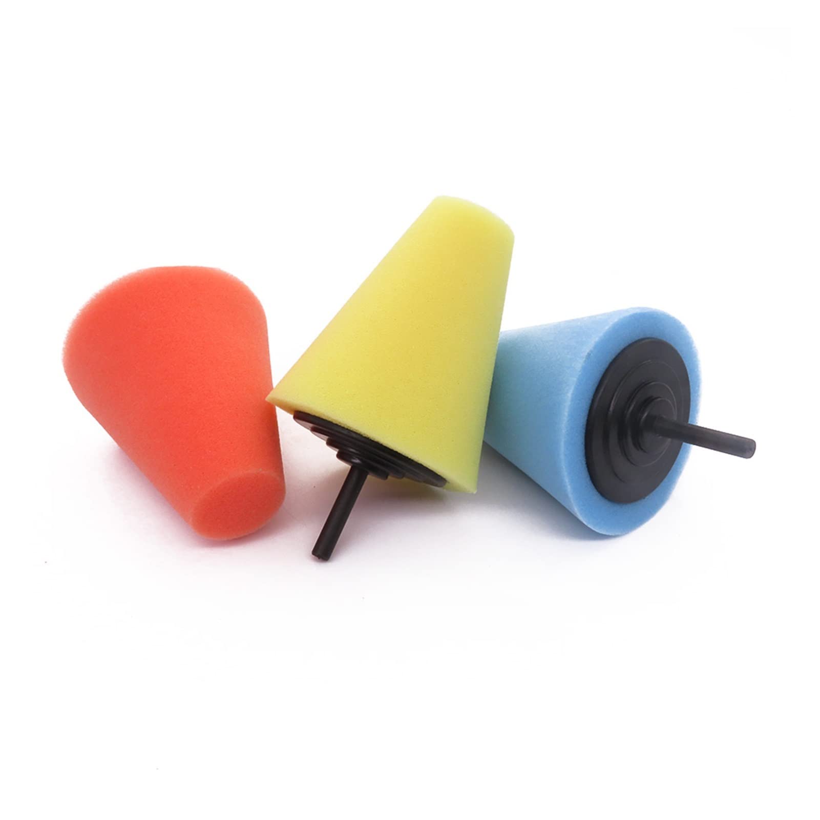 yaoqijie Auto lucidante pad lucidata spugna spugna pad cono lucidatore tampone tampone kit di ceretta for automobili for la ruota della ruota dell'automobile Lucidatura del faro lasting ( Color : 4 )