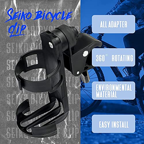 Soporte de botella para bicicleta SSDD ajustable 360 grados pack de 2 4
