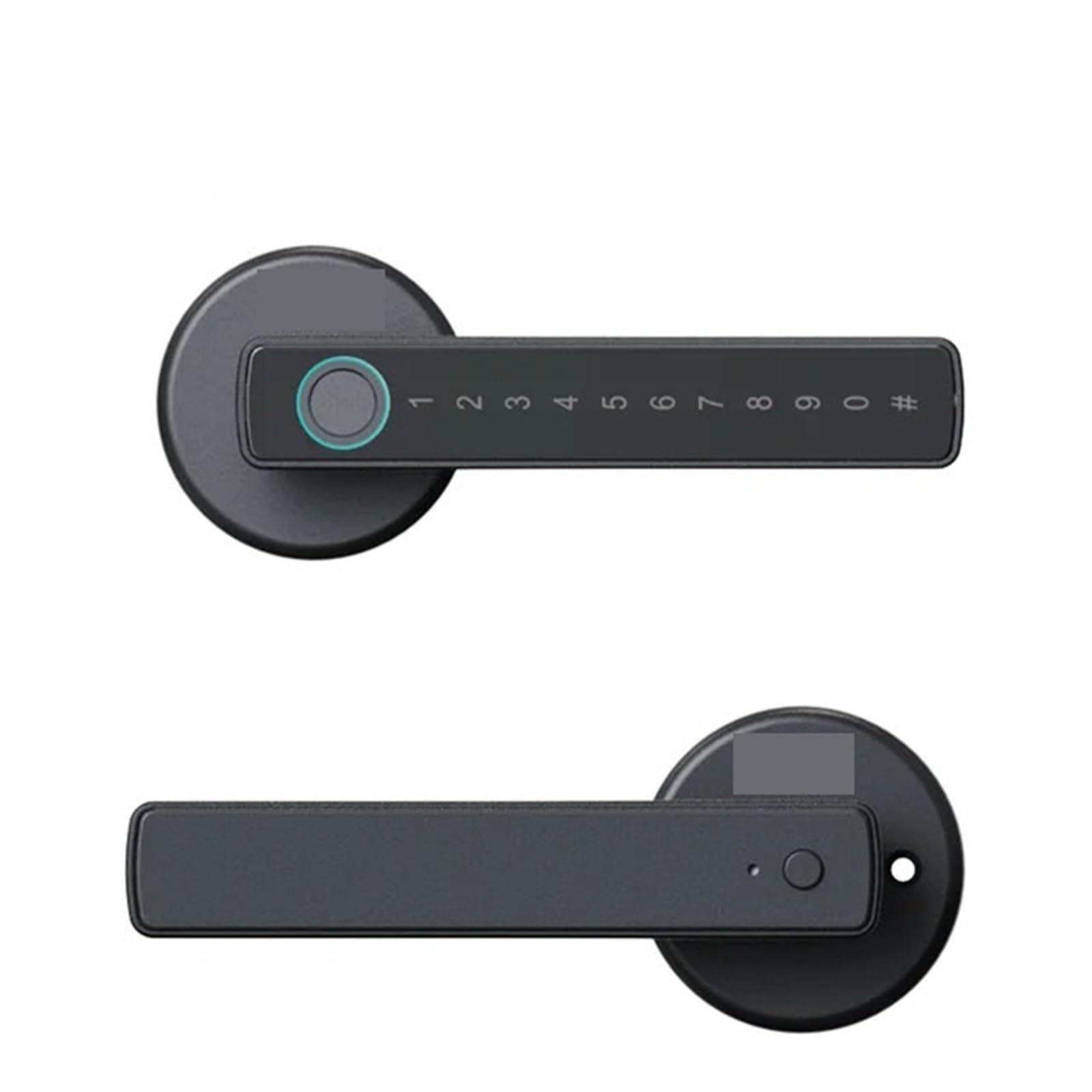 Serrure intelligente à empreintes digitales, Bluetooth, carte de mot passe, porte en bois, chambre coucher, entrée sans clé, serrure Bureau Commercial