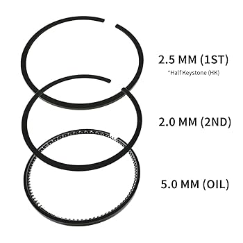 きくりん Amazon | Riken ピストンリングセット 特大 (+0.50mm) 76.3mm