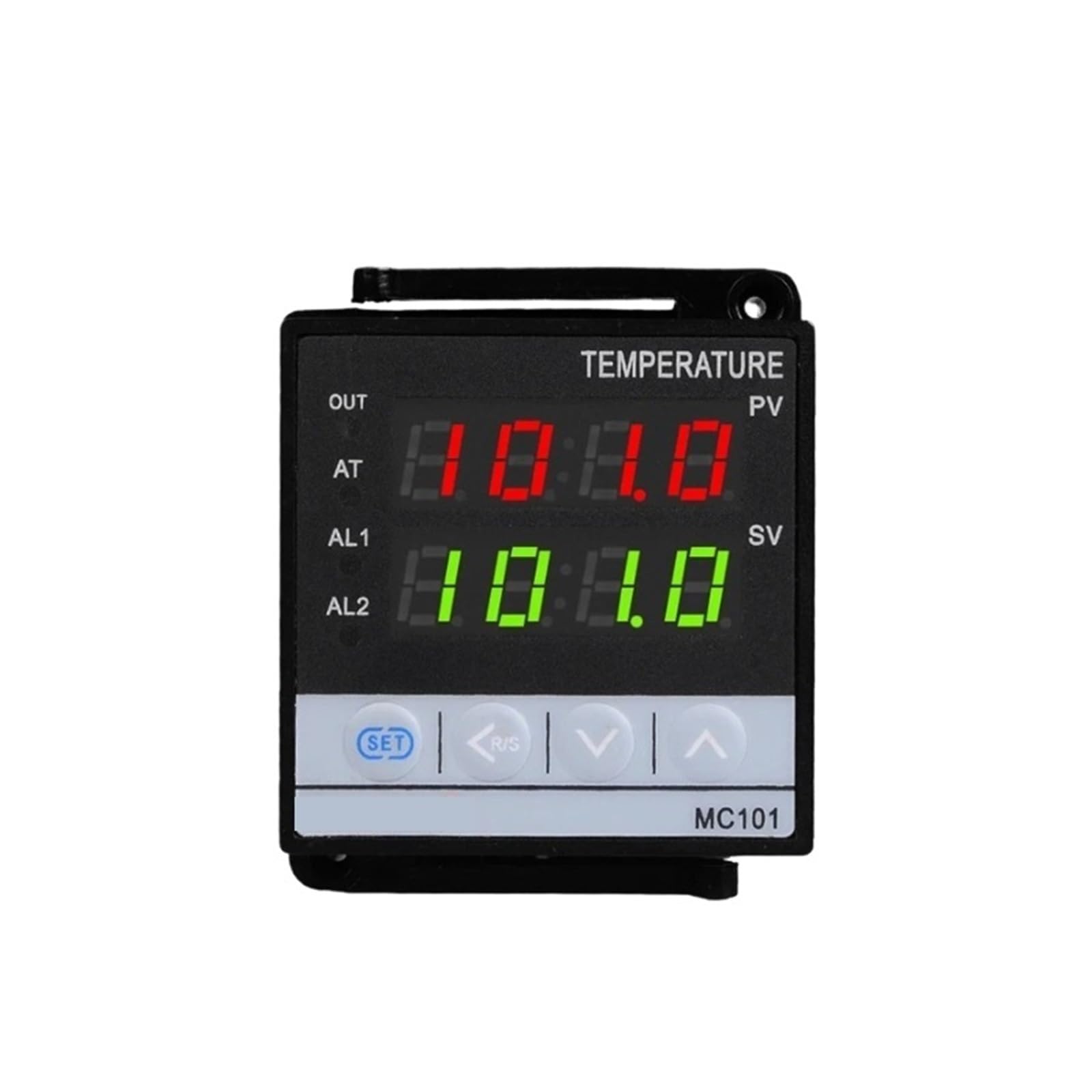 1pcs 85~265Vac PT100 K Thermocouple Input 0-10V Analog Output Digital PID thermostat Temperature Controller