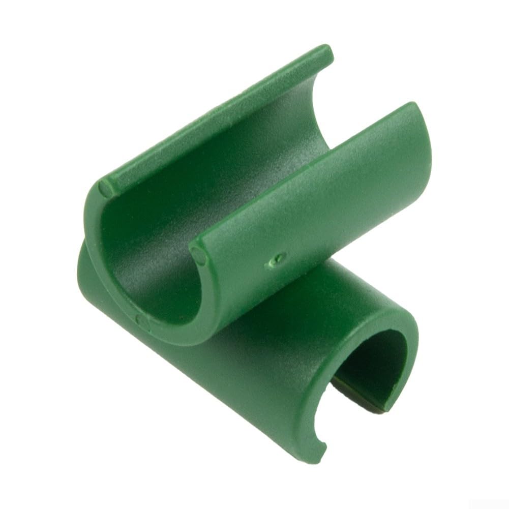 Confezione da 50 connettori di supporto per piante da 8 mm, clip in plastica PP per pomodori Cas serre, rampicanti e reti per frutta, ideali per giardini e sistemi a traliccio