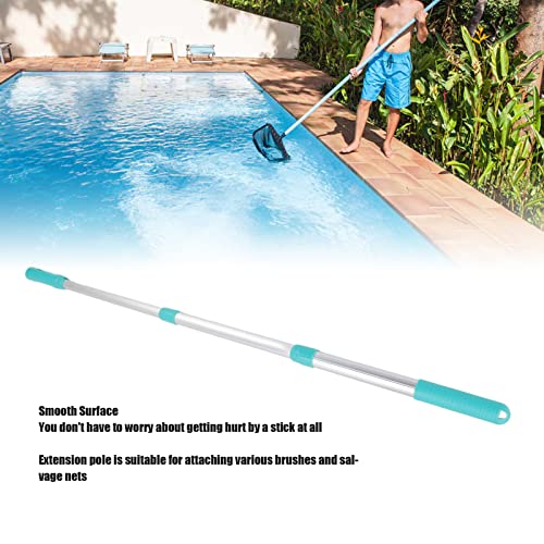 MUNEFE Haste telesc¨®pica de 3 se??es, mastro de piscina, haste de extens?o de piscina de alum¨ªnio,