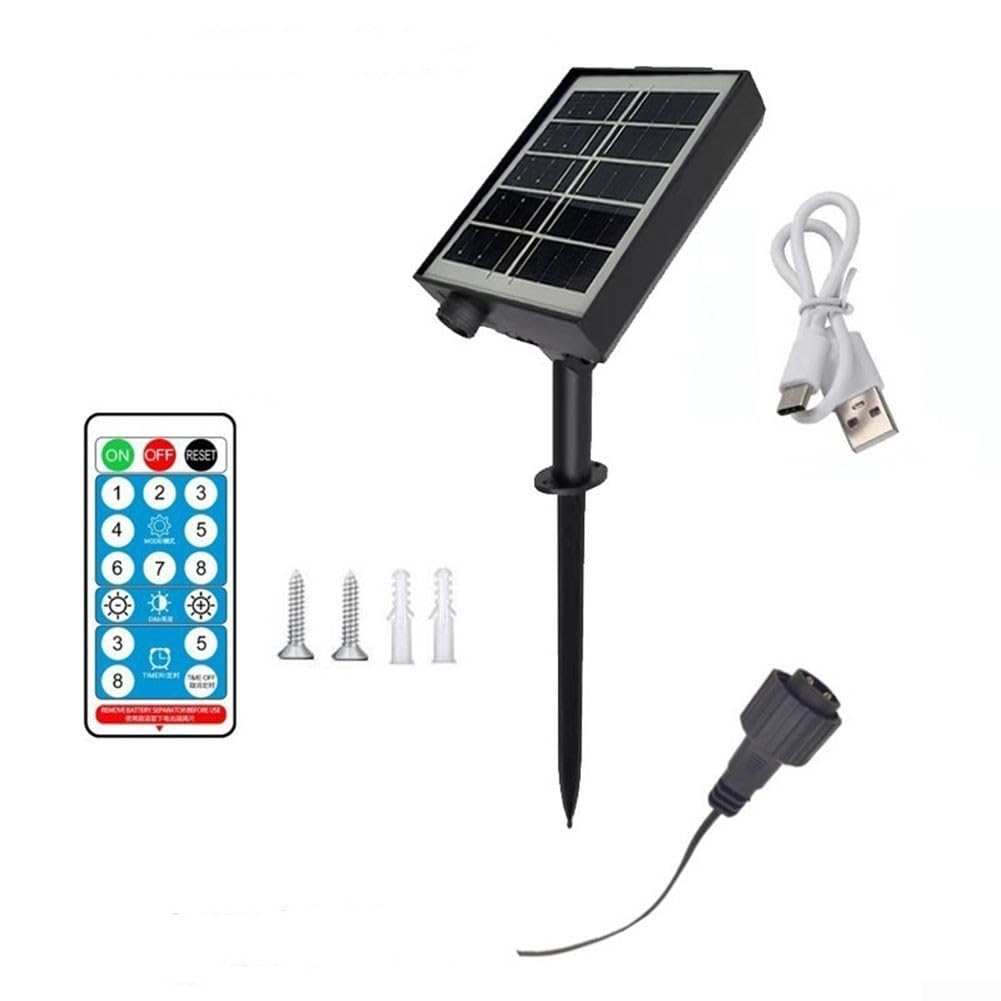 Solar-Batterieboxen, Hochleistungs-3,7V/24V Solar-Lichterketten-Steuerbox, mit Leiterplatten-Controller, verbesserte Flexibilität (3V)