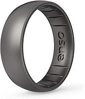 Vista 1 de Enso Rings - Anillo de silicona Classic Elements con elementos preciosos cómodo, transpirable y seguro.