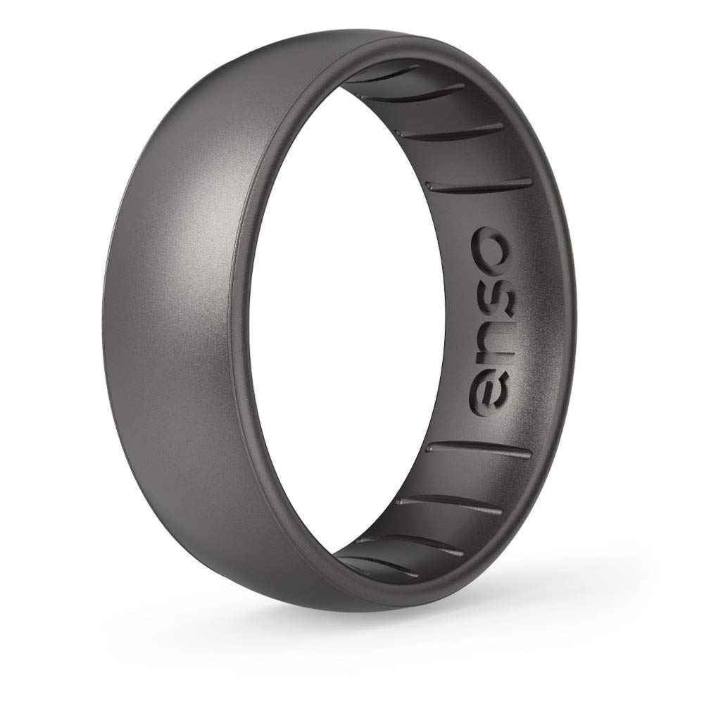 Enso Rings Classic Elements Silicone Ring Made in The USA Comfortable Breathable and Safe