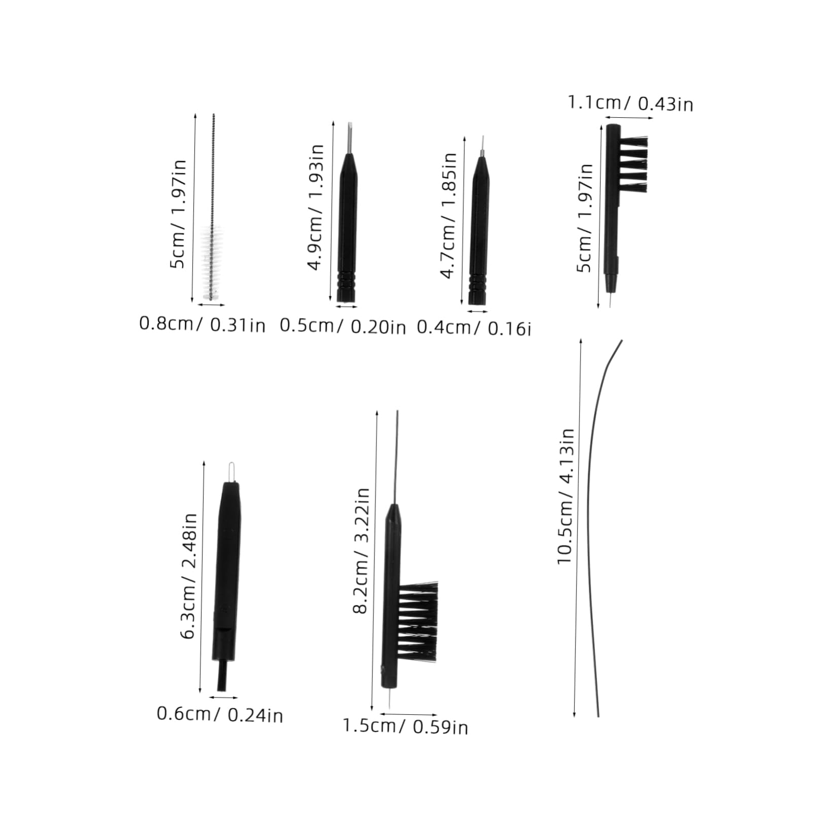 TOVINANNA Care Essentials Kit Comprehensive Cleaning Brush Tools for Earbud Maintenance