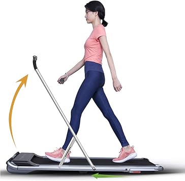 Amazon Rhythm Fun ルームランナー 家庭用 電動 ウォーキングマシン 折りたたみ ランニングマシン 2 In 1 ハンドル付き 静音 薄型 軽量 トレッドミル 8 8km H 自宅トレーニング アプリ連携 衝撃軽減 省スペース 広い走行面42cm 組立不要 正規品 2年保証 Rhythm