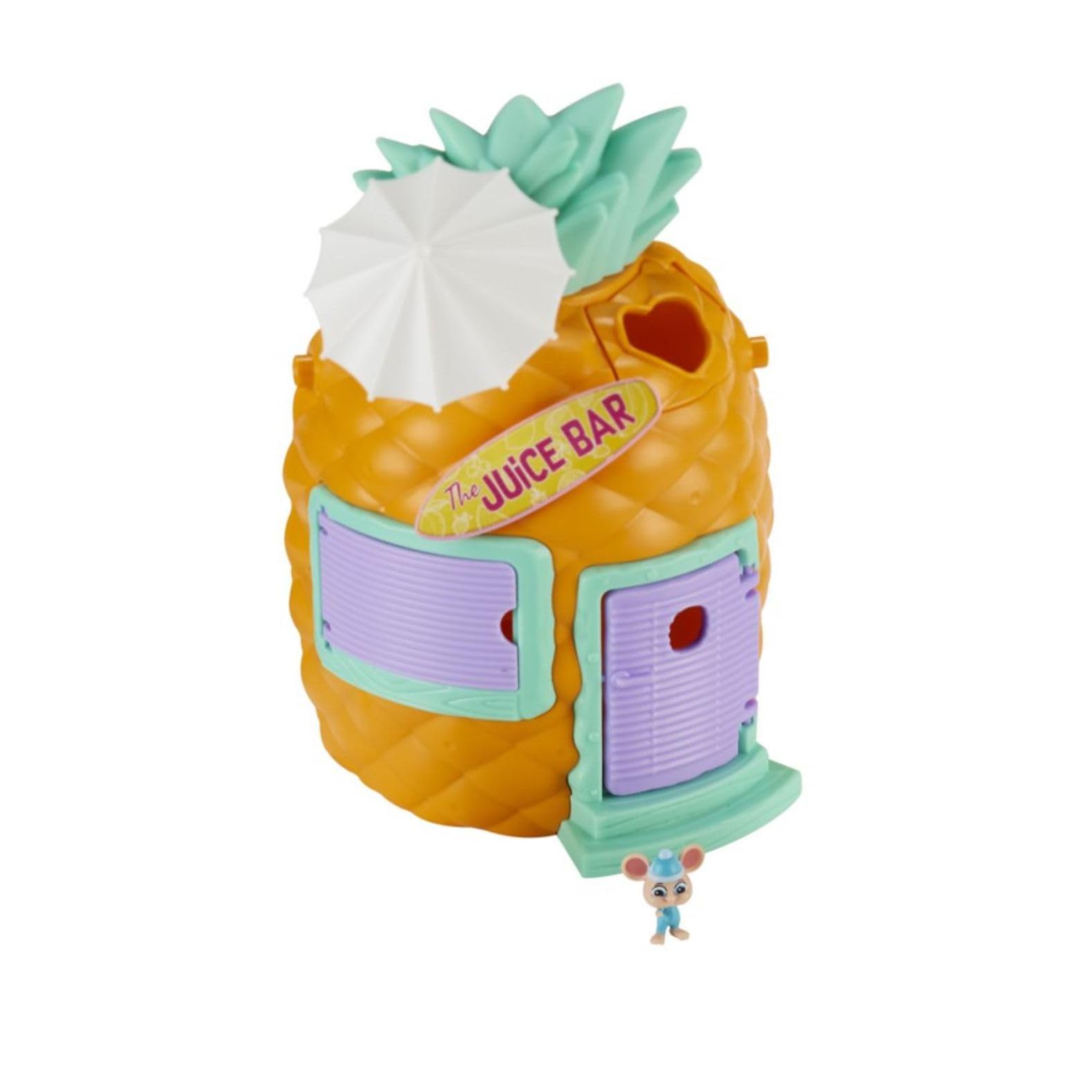 07395 Millie & Friends Mouse in The House Pineapple Juice Bar Playset, Collectable Toys, Imaginative Play, Gift for 3-7 Year Old, Multi-Color