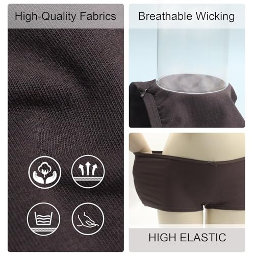 Image of Allxwek Womens Cotton Underwear Boy Shorts for Women Stretch Comfort Boxer Briefs Ladies Knot Panties 3 /6 3901