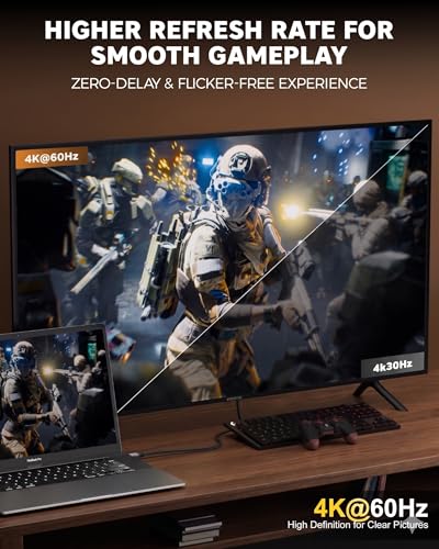 Image of FEDUS STRYKER-XY 4K DisplayPort to DisplayPort Cable 1.2 (DP to DP) 1.5 Meter 4K@60Hz, 2K@144Hz Braided Male to Male Cord, Display Port Wire Cord for Gaming Monitor, PC,GPU,RTX 4090,Desktop,Projector