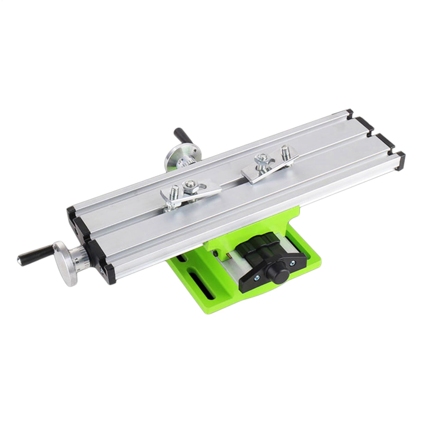 Mesa De Trabajo De Fresado Mesa de Trabajo de Aleación de Aluminio con Ejes | Mesa Deslizante Para Taladro De Banco Metalurgia Fresado Corte Carpintería Soldadura Fabricación Tallado
