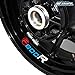 psler Motorrad Reifen Reflektierende Aufkleber Felgenaufkleber für F800R