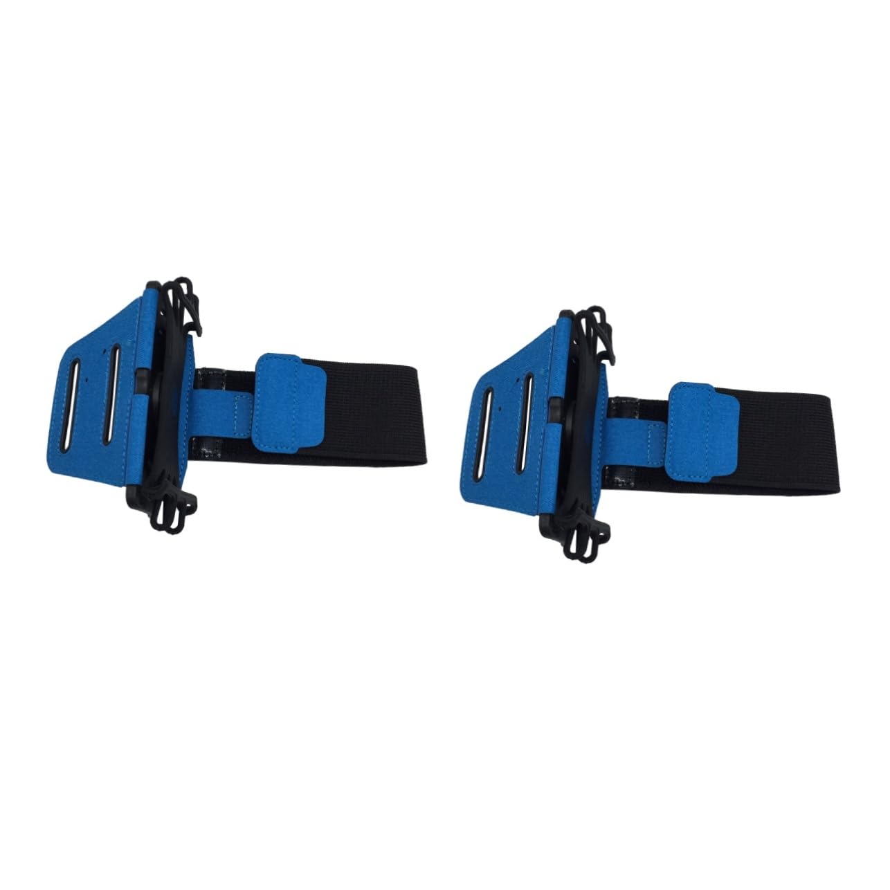 Uonlytech 2pièces Rotation Brassard De Téléphone Mobile pour Sport Plein Air Support Ajustable pour Smartphone pour Course Et Activités Extérieures Bleu