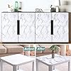Arthome 30cm x 254cm Marble Paper Self Adhesive Furniture Stickers, Adhesive Vinyl Film PVC Thicken Durable Waterproof, Marble Contact Paper for Kitchen Countertop Bathroom #4