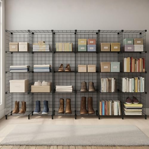 Estante Balcão Expositor Aramado 24 Nichos