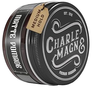 Charlemagne Matte Pomade Lederduft – Mittlerer Halt