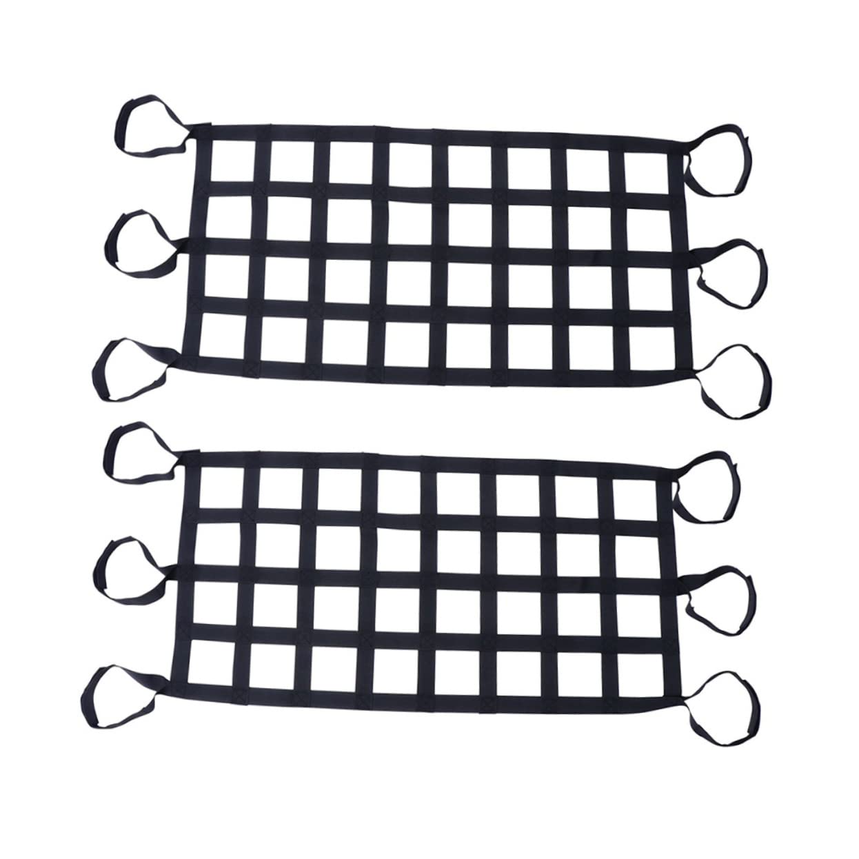 GALPADA 2pièces Filet à Bagages Élastique Nylon pour Toit Voiture Ou Véhicule Lot de Filets De Rangement pour Voiture