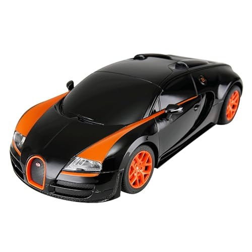 RASTAR 53900 1/18 Officially Licensed Bugatti Veyron 16.4 Grand Sport Vitesse Racing RC Car Model with 2.4GHz Remote, Independent Suspension, Working Lights for Play & Display - Ideal Gift for 6+