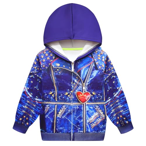 Girls Hoodie Sweatshirt Children Coat Cartoon Outwear Jacket