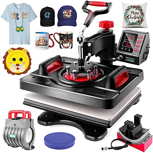 WHUBEFY Upgraded Heat Press Machine for Shirts 15 x 12 Inch T Shirt...