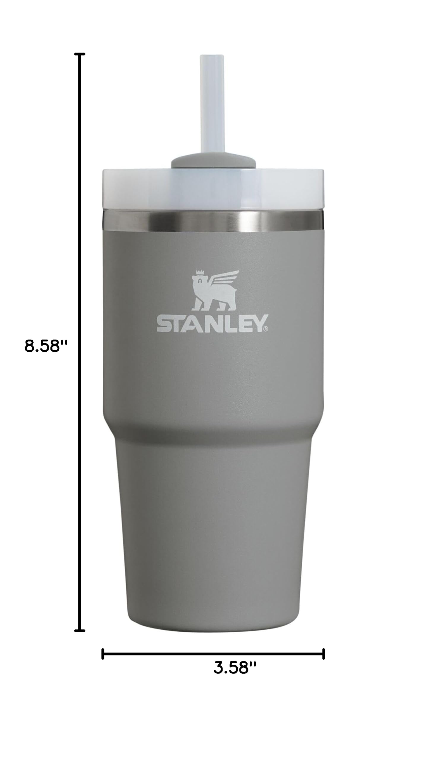 STANLEY Quencher H2.0 Tumbler with Handle and Straw 30 oz | Flowstate 3-Position Lid | Cup Holder Compatible for Travel | Insulated Stainless Steel Cup | BPA-Free | Rose Quartz 2.0: Stanley Quencher H2.0 Tumbler with Straw 20 oz | Flowstate 3-Position Lid | Cup Holder Compatible for Travel | Insulated Stainless Steel Cup | BPA-Free | Stone