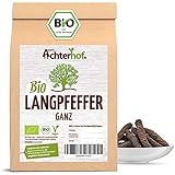 Langpfeffer ganz BIO | 100g | bengalischer Langer Pfeffer | Stangenpefffer | Piper longum