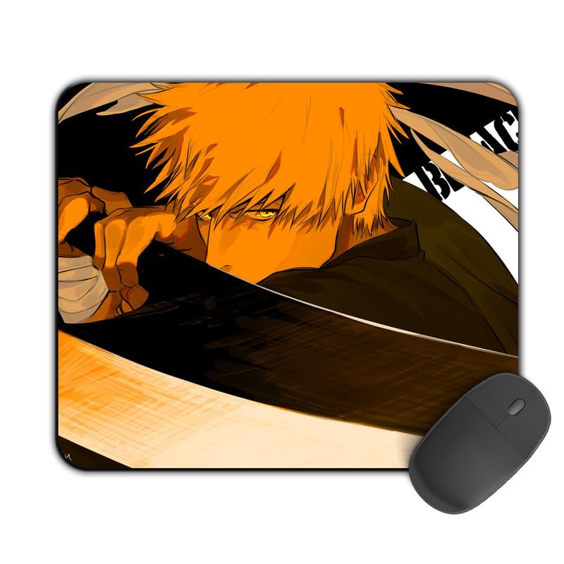 Image of Printed Designer Mouse Pad Ichigo Bankai 2 (200MM X 240 X 3MM) Enhance Gaming and Work Performance Comfortable and Precise Non-Slip Water Proof Bleach Mouse Pad.