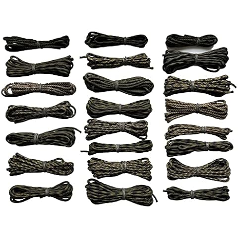 EdcX Paracord 4 mm, Set zufälliger Militärfarben Cover