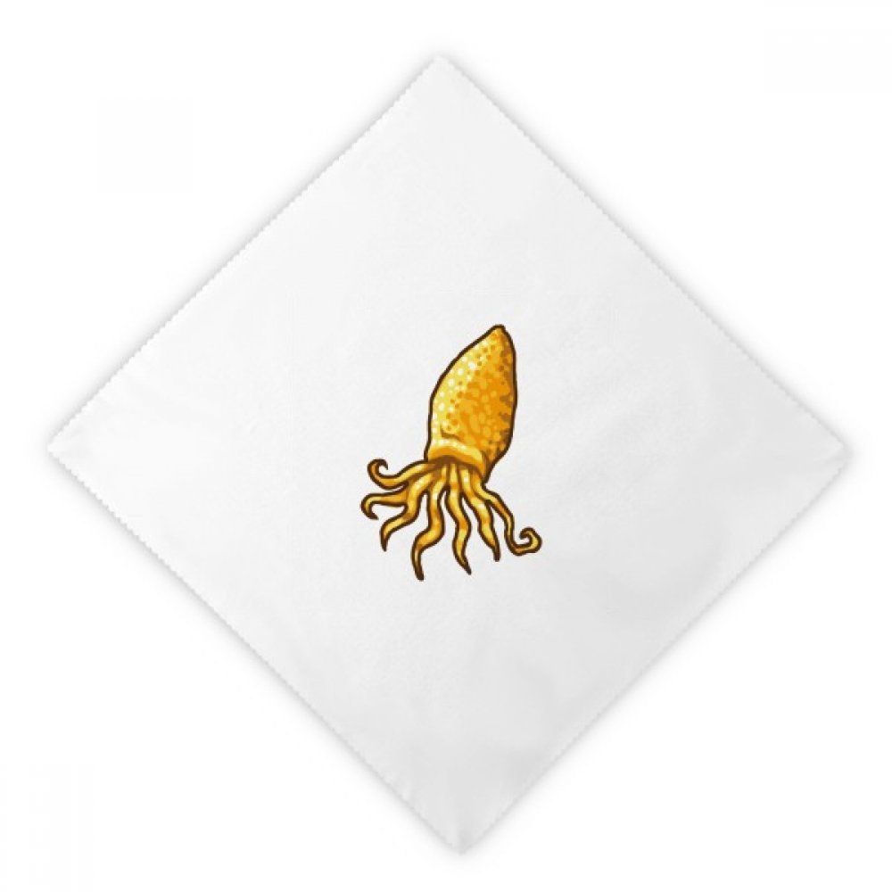 Servilletas de tela de pulpo amarillo para alegrar tus cenas familiares