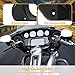 VEISUTOR Front Batwing Inner Fairing for Street Glide 14-23, Black Speedometer Cover Inner Fairing for Harley Davidson Touring Street Electra Glide Ultra Classic 2014-2023
