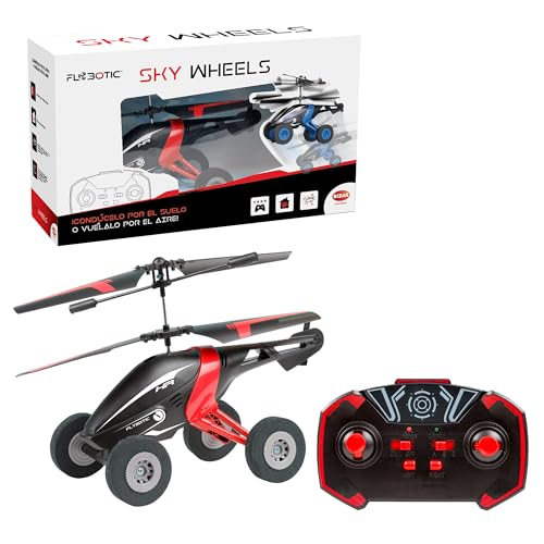 Bizak Sky Wheels Helicóptero RC Rojo