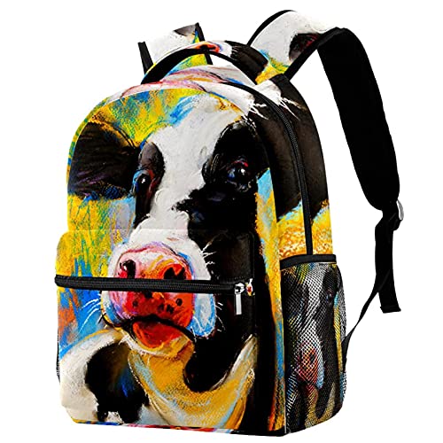 Sacs d'école durables chiot hipster pour enfants, sac à dos décontracté