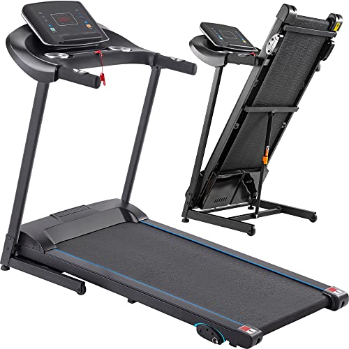 Folding Electric Motorized Treadmill with Audio Speakers, Max. 10 MPH and Incline for Home Gym