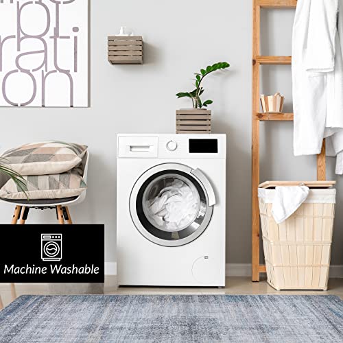 Monolia Machine Washable Area Rugs Perfect For Living Room Rugs,Bathroom Runner, Kitchen Rug, Bedroom Rugs, Entryway Rug, Persian Home Decor, Floor Decoration (5’3” X 7’5”) #TOP6