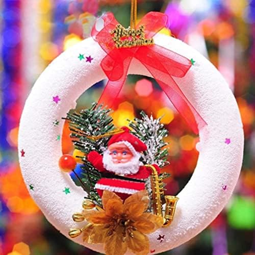 EXCEART 30pcs DIY Foam Ring Polystyrene Styrofoam Foam Circular Ring DIY Foam Wreath Frame for Christmas Wedding Holiday Party Favors, White, 10X10cm