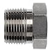 Brennan 5406-P-12-SS Stainless Steel Pipe Fitting, Hex Head Plug, 3/4" NPT Male