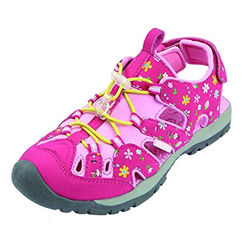 Northside Kid's Burke SE Sandal; Toddler Size: 7 M US - Fuchsia/Pink; with a Waterproof Wet Dry Bag