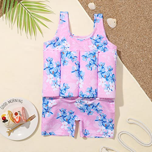 Image of Kids Boys Girls Floatation Swimsuit with Adjustable Buoyancy Baby Float Suit Swim Vest One Piece Swimwear Bathing Suit
