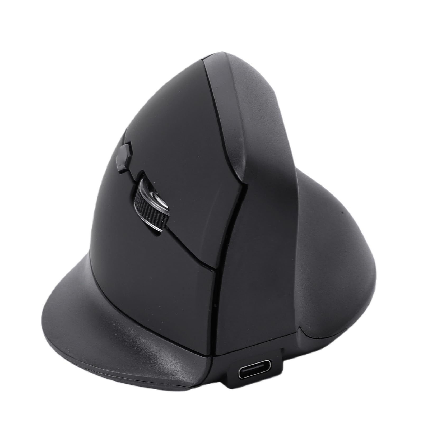 Jiawu Mouse Ergonomico, Mouse Verticale Wireless Bluetooth con Doppia modalità BT 5.4 e USB 2.4G, 3 Livelli DPI Regolabili 800/1200/1600 6 Pulsanti per Laptop, PC, Computer, Desktop