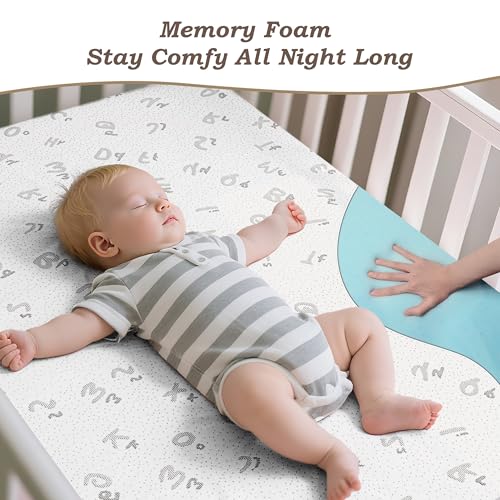 Image of Trifold Pack and Play Mattress, 38 inchx26 inch High Density Foam Pack N Play Mattresses