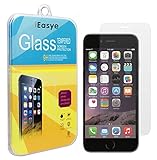iPhone 6 Screen Protector, iEasye [Tempered Glass Protection] Real 9H iPhone 6 4.7