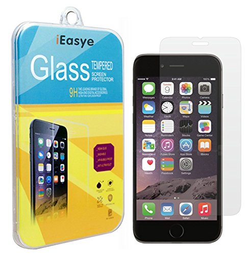 iPhone 6/6S Screen Protector, KiEasye [Tempered Glass Protection] Real 9H iPhone 6/6S 4.7